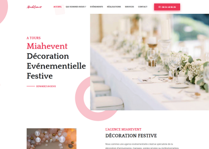 Miahevent - Agence de décoration événementielle à Tours