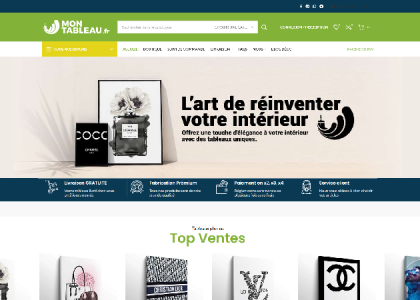 Montableau.fr - Tableau marque de luxe et tendance