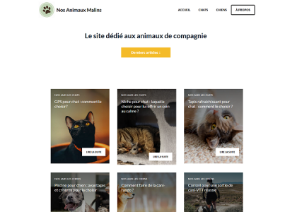 Nos Animaux Malins : le guide des animaux