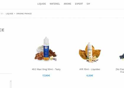 Onoris.fr Boutique en ligne de cigarette électronique.