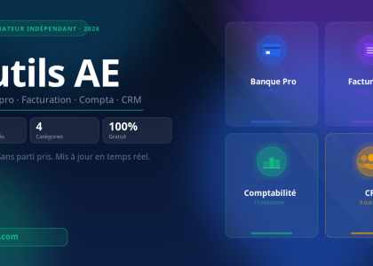 Comparateur d'outils pour auto-entrepreneurs — Banque Pro, Facturation, Comptabilité, CRM