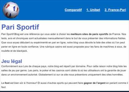Pari sportif