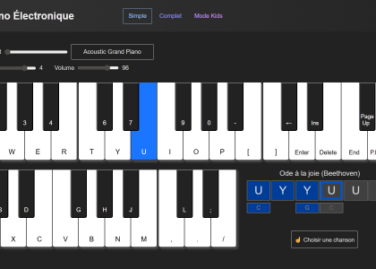 clavier piano virtuel en ligne