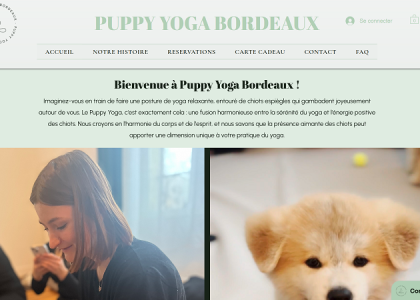 Puppy Yoga Bordeaux