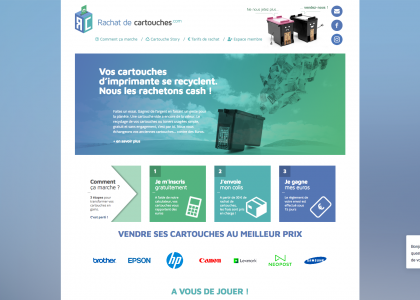 Rachat et recyclage cartouches d'encre vides