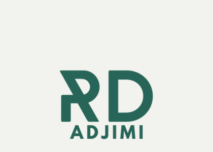 Logo sur fond blanc de RD-Adjimi