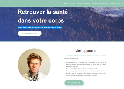 Rémi Dujardin, ostéopathe à Marcq-en-Baroeul