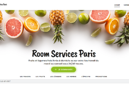 Room Services Paris - Livraison de fruits et légumes