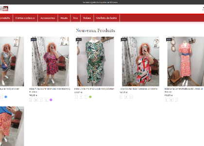 Rouge Fantomas Noir - boutique de prêt à porter et accessoires féminin