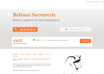 Serrurier Nantes Bélénos