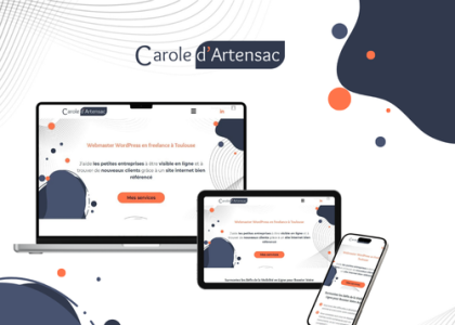 Mockup du site de carole-dartensac.com