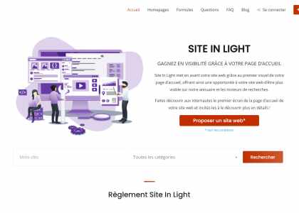 Site In Light - Améliorez votre référencement sur Internet
