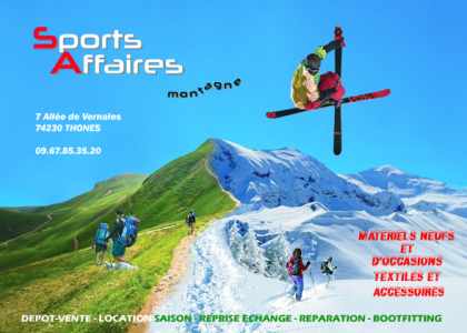 Sports affaires montagne