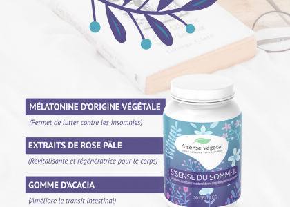 Complément à base de mélatonine pour lutter contre l'insomnie