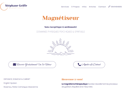 Stéphane Griffe Services de magnétiseur et soins énergétiques