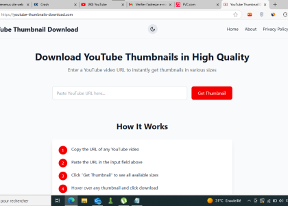 Téléchargez des miniatures YouTube en HD | YouTube Thumbnails Download