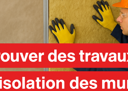 chantier isolation mur