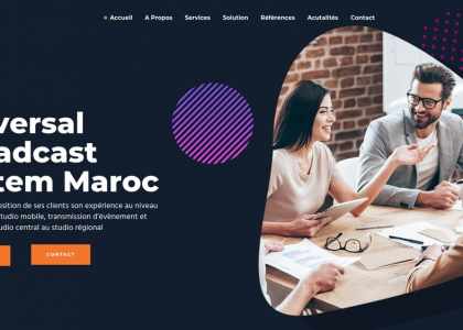 UBSM Internet par satellite au Maroc installation Radio/tv