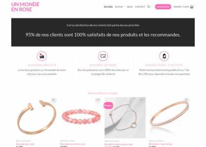 bijoux en rose