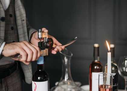 bouteilles de vin