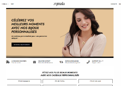 Zymala - bijoux personnalisés
